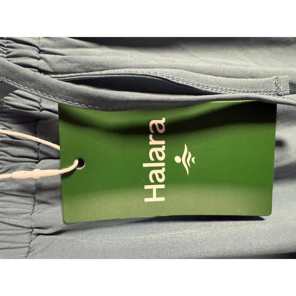 NWT Halara High Waisted Drawstring Pocket Hem Casual Joggers Mineral Blue Size L - Picture 7 of 11